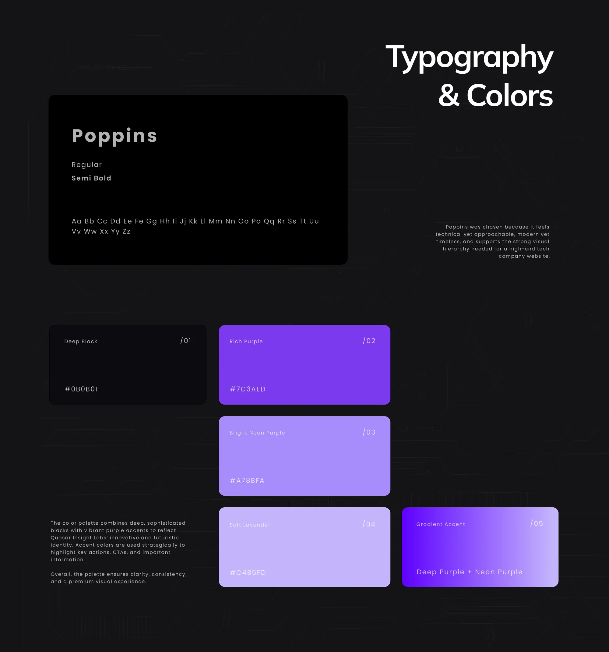Quasar Insight Labs — design presentation 04