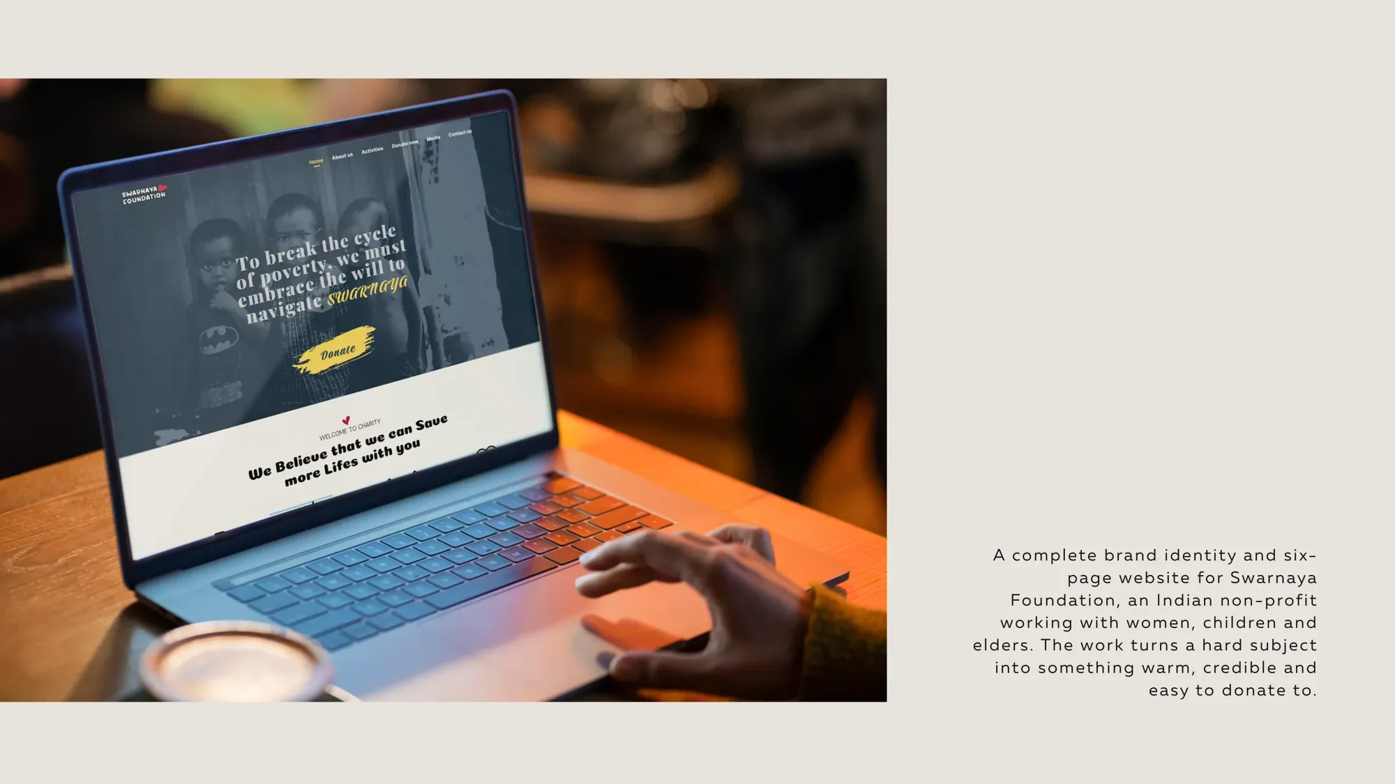 Swarnaya Foundation — design presentation 03